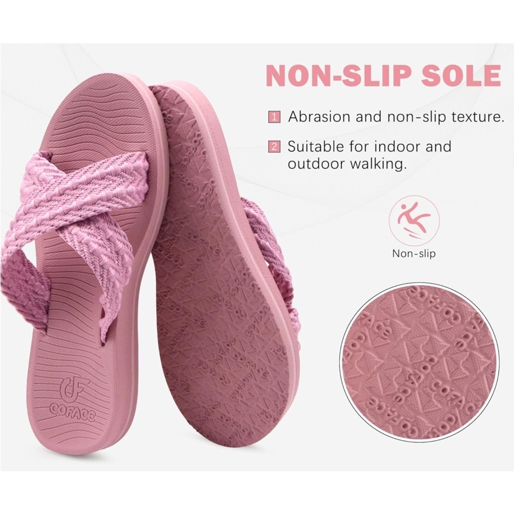 COFACE Womens Orthopedic Sandals Soft Cushion Plantar Fasciitis..size 9(NWT) - Picture 5 of 6